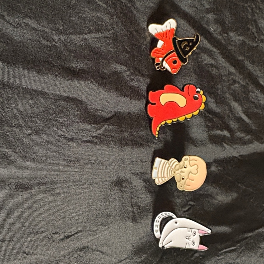 Colorful Animal Enamel Pins Set